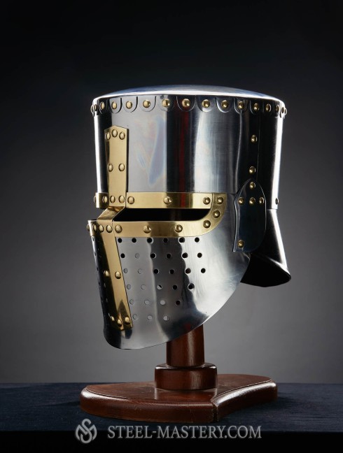 Great Helm first half of the 14th century Plattenrüstungen