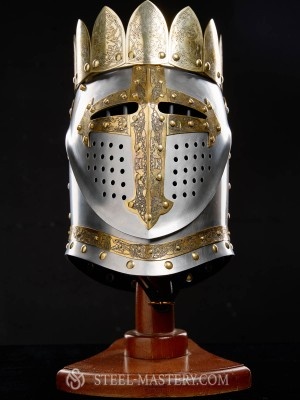 Sugarloaf with decorative etching Armure de plaques
