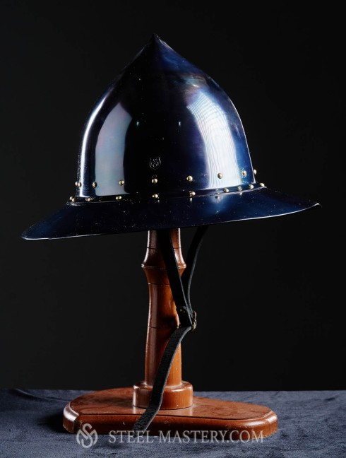  Kettle hat (Kettle helm)  with high top point Plattenrüstungen