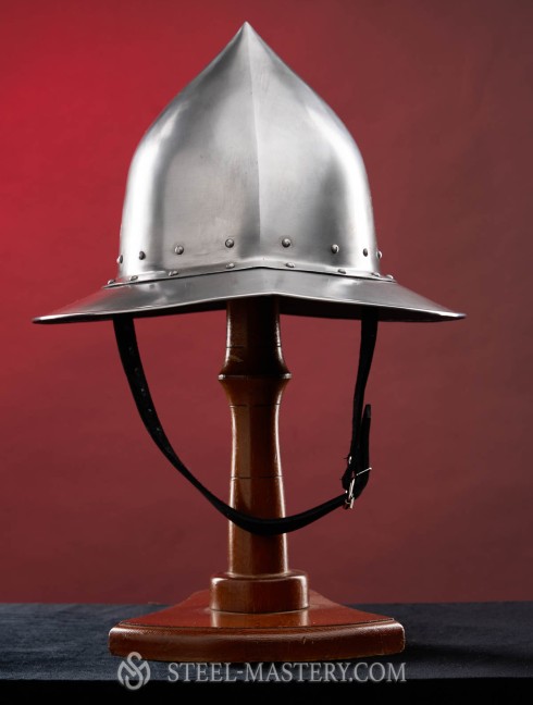  Kettle hat (Kettle helm)  with high top point Corazza