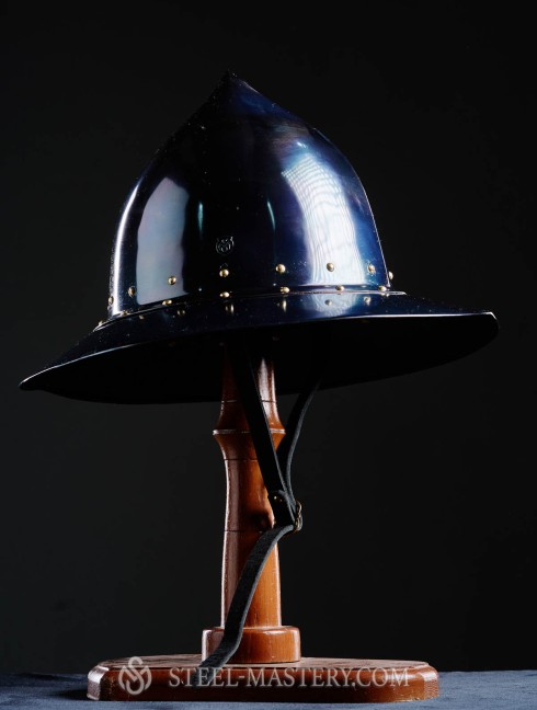  Kettle hat (Kettle helm)  with high top point Plattenrüstungen