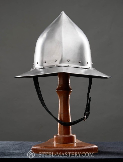  Kettle hat (Kettle helm)  with high top point Plattenrüstungen