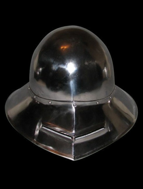 Chapel-de-fer with oculars Helmets