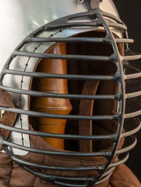 Bascinet with Face Grill Armadura de placas