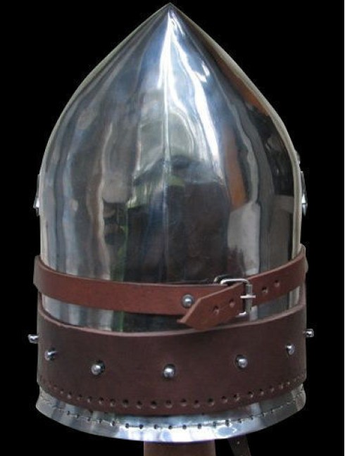 Bascinet with side hinged visor Helmets