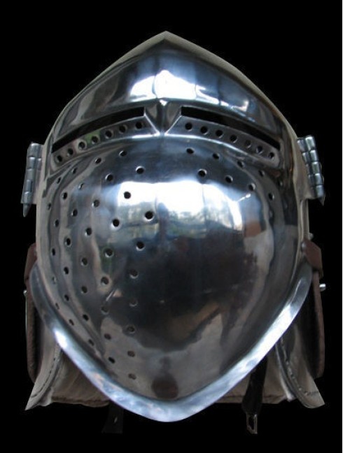 Bascinet with side hinged visor Plattenrüstungen