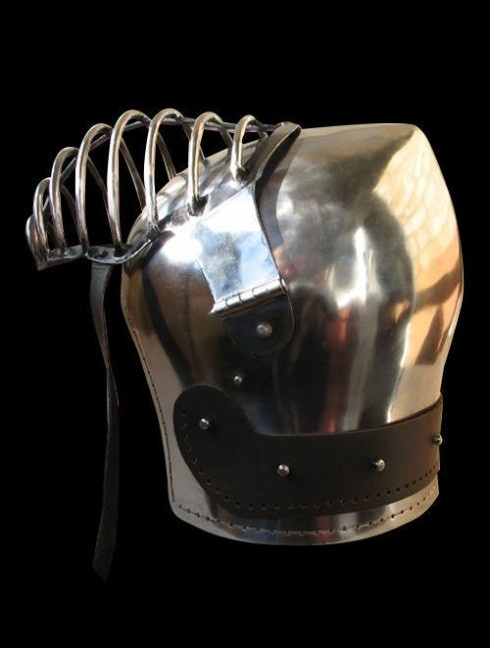Bascinet with side hinged bar visor Armure de plaques