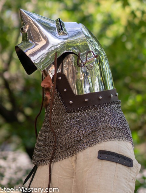 Italian bascinet 1460 Armure de plaques
