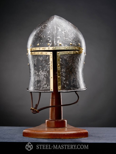 Barbute Helm with narrow T-opening - 1460 year Helmets