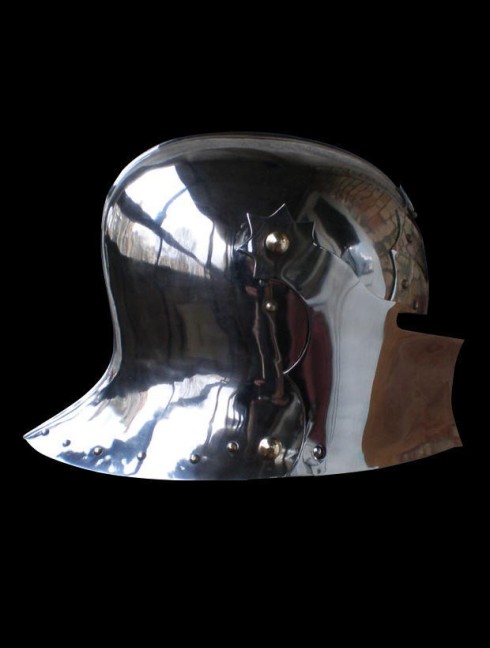 Gothic Sallet with visor - 15ct Helmets