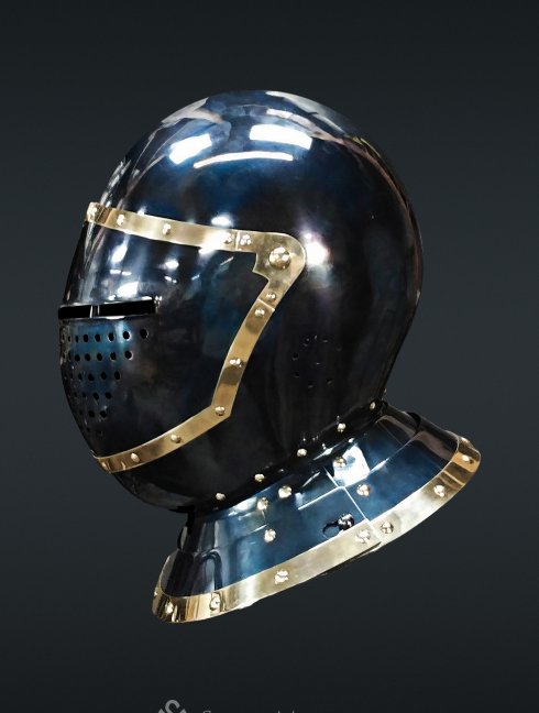 European medieval closed helmet (armet) - 16th century Helmets