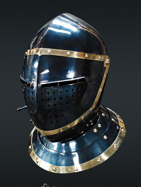 European medieval closed helmet (armet) - 16th century Helmets