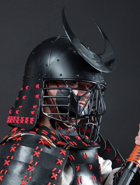 Japanese kabuto with bar grill Helmets