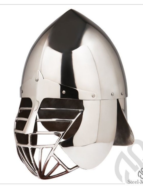 Phrygian helm with bar grid and full neck protection Corazza