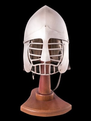 Phrygian helm with bar grid and full neck protection Armadura de placas