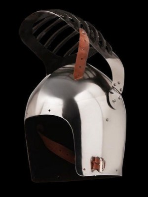 Bascinet with bar grill Helmets