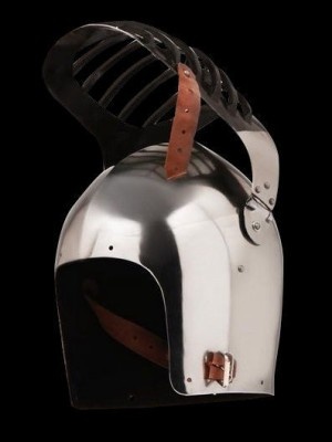 Bascinet with bar grill Plattenrüstungen