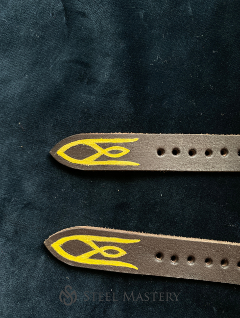 Bracers with painted leather Corazza