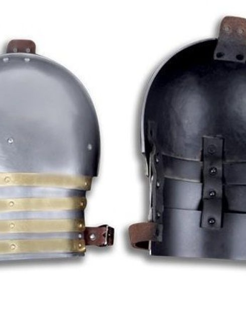 Knights plate shoulders mid-14th century Spaulders