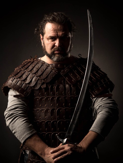 Leather lamellar armor Lamellar body protection