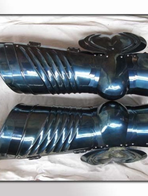 English gothic legs late 15th century Plattenrüstungen