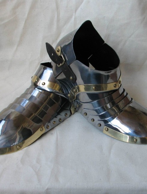 Sabatons 1350-1450 years Armadura de placas