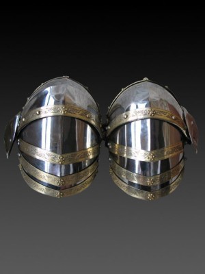 Complex knee protection Metal leg protection