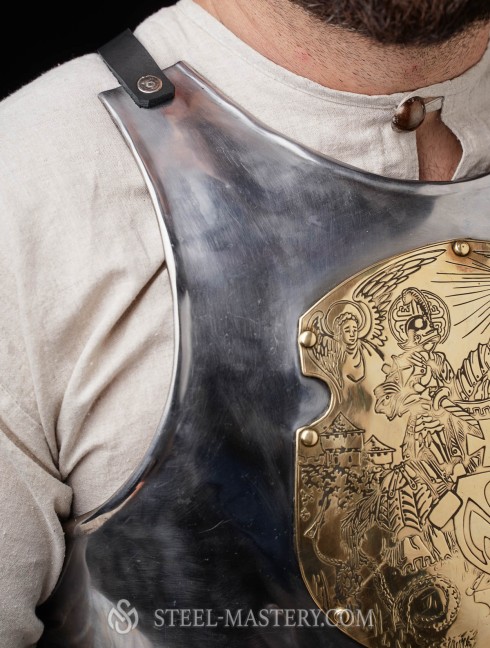 One-piece Breastplate Cuirasses, breastplates and gorgets