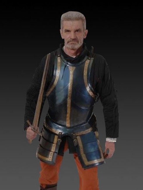 Cuirass in Italian stylistics of second part 15 century Cuirasses, breastplates and gorgets