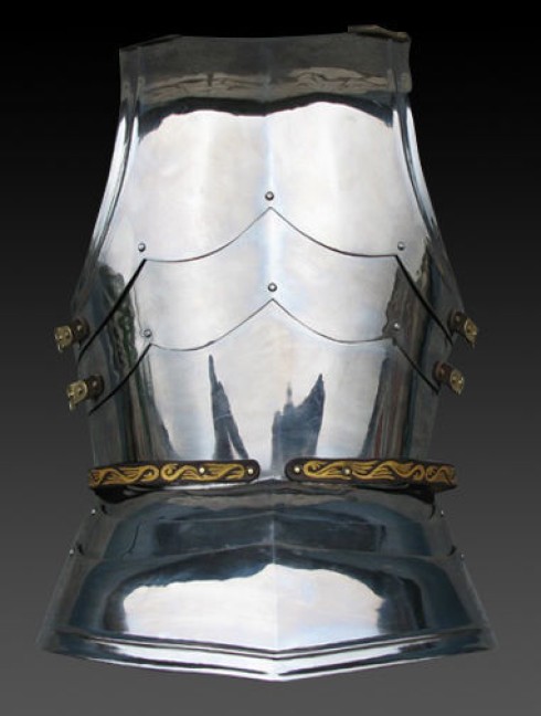 Cuirass with skirt, the mid 15th century Cuirasses, breastplates and gorgets