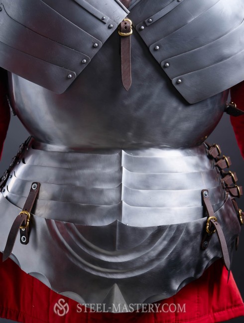 Milanese cuirass with the skirt and tassets - 1460 year Cuirasses, breastplates and gorgets