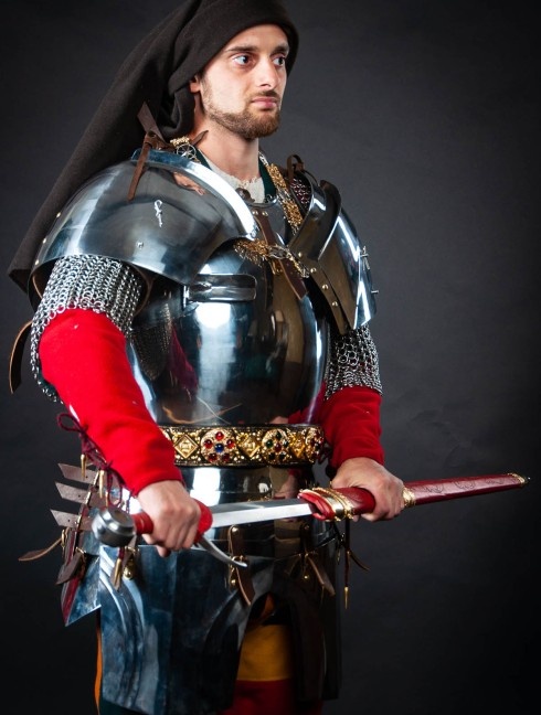 Milanese cuirass with the skirt and tassets - 1460 year Armadura de placas