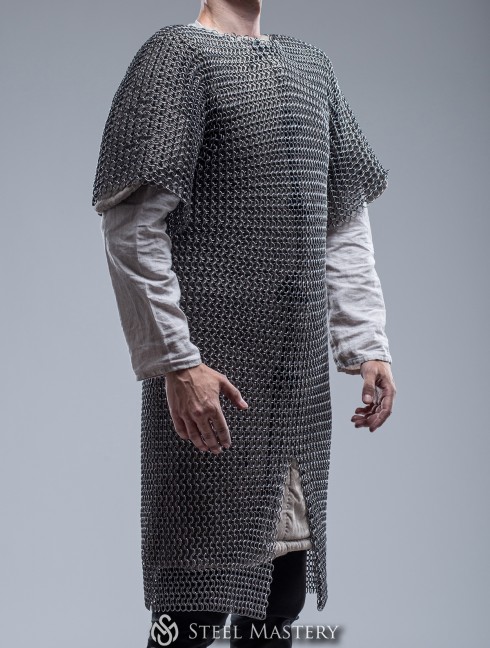 Plain mail with short sleeves Lórigas de malla