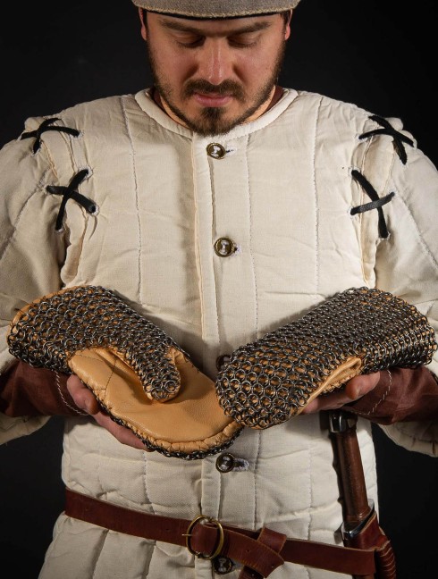 Mail hand protection Schuppen- und Kettenhanschuhe/Fäustlinge