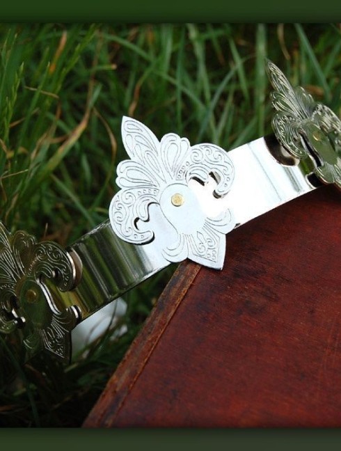 Brass crown with etched elements Crowns