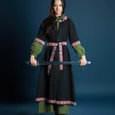 Coat with short sleeves image-1