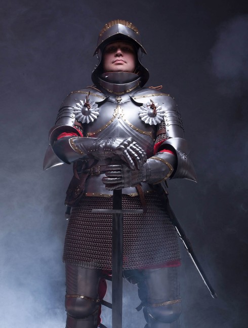 German gothic full plate armor Armure de plaques