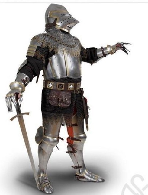 Armour of the XIV century in Churburg style Full armour