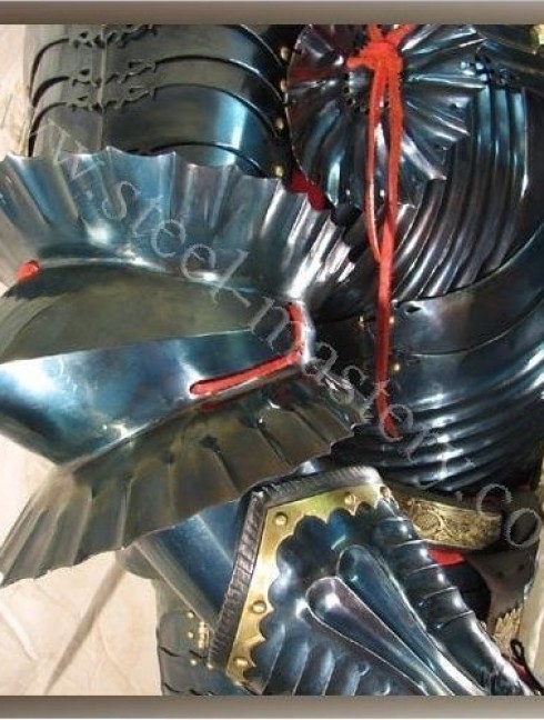 German full plate armour for dismounted and mounted action, 15th century