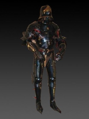 German full plate armour for interior or non-battle actions, 15th century