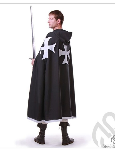 Costume of Hospitaller Order knight or Maltese knight Mittelalterliche Kleidung