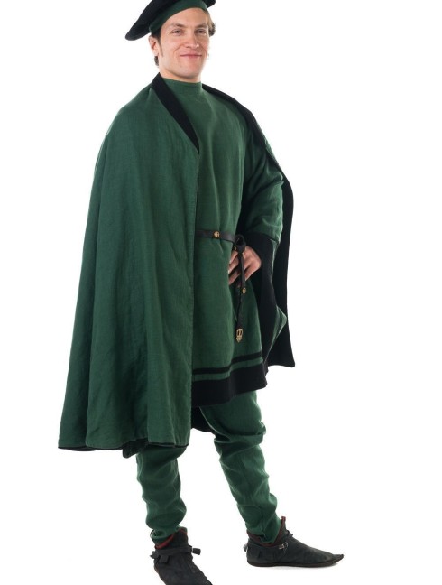 Costume of knight, XIV century Mittelalterliche Kleidung