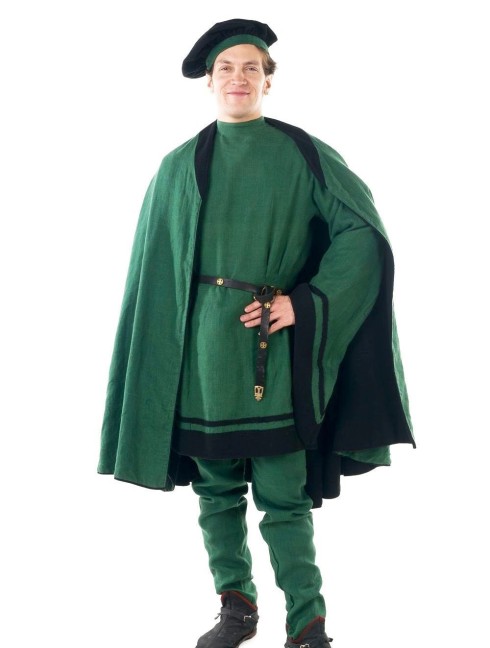 Costume of knight, XIV century Mittelalterliche Kleidung