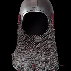 Bascinet helmet without a visor image-1
