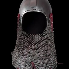 Bascinet helmet without a visor image-1