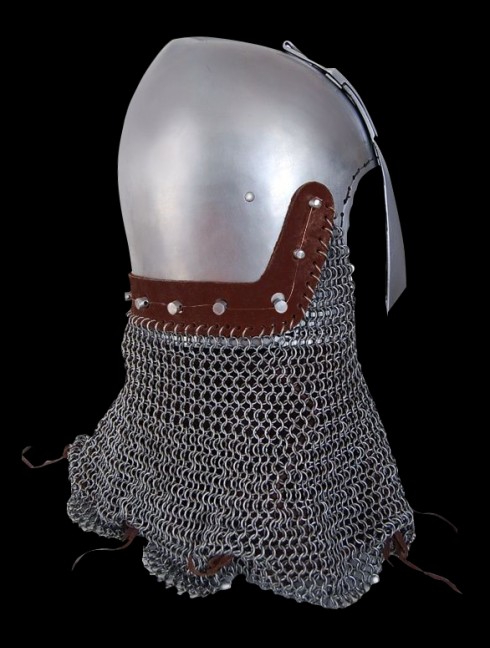 Helmet bascinet mid-14th century Corazza