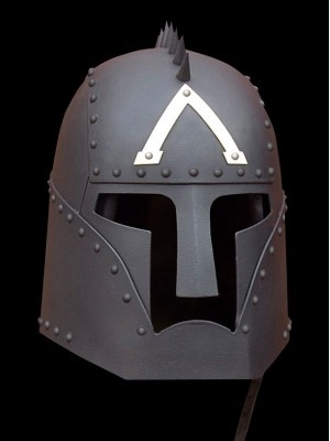 Greek style fantasy helmet Armadura de placas