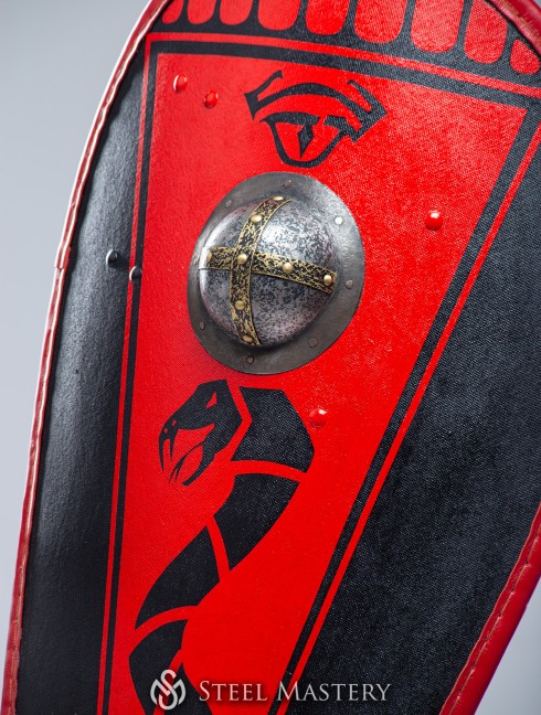 Kite shield with painting Armure de plaques