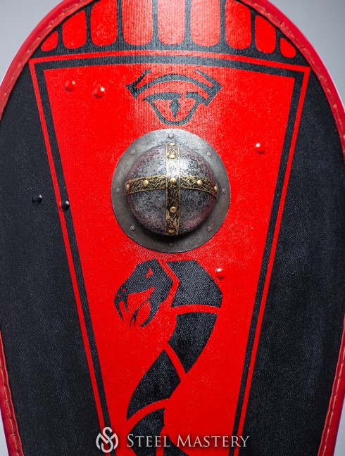 Kite shield with painting Armure de plaques