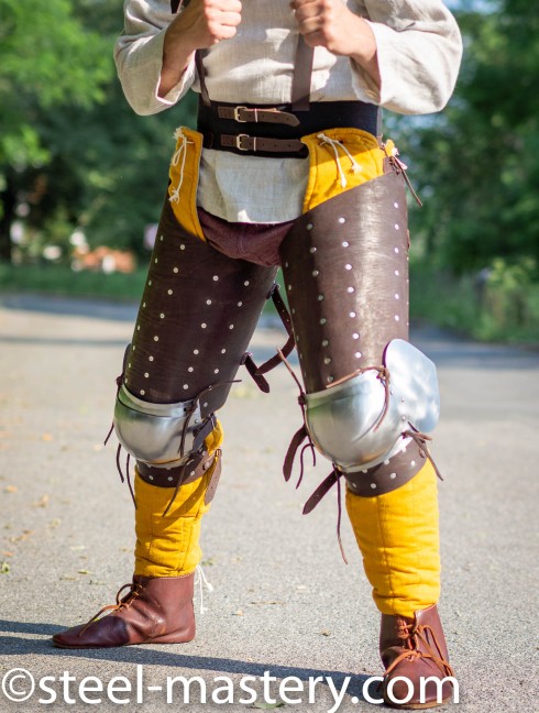 Brigandine leg protection 3/4 Brigandine leg protection